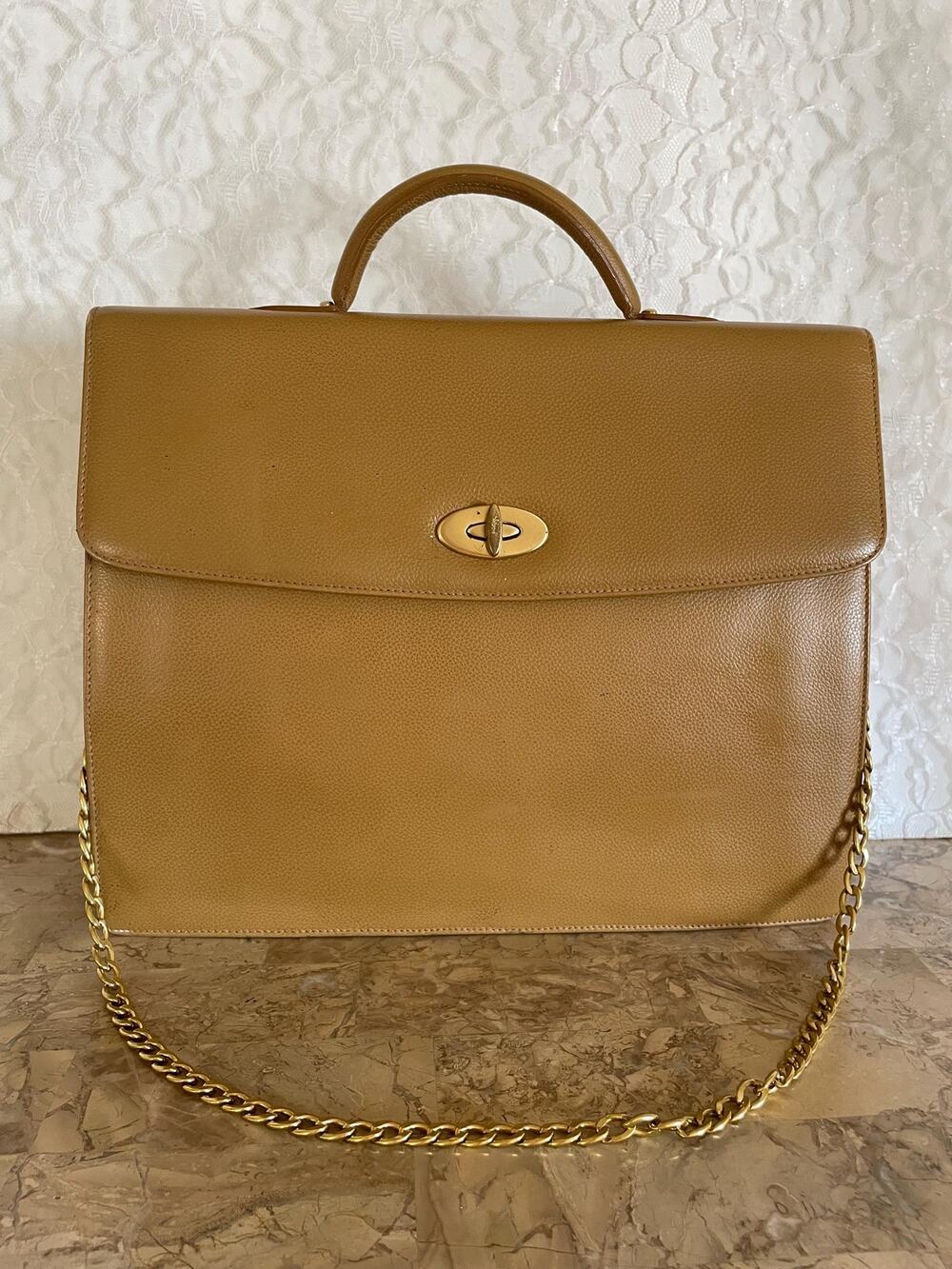 Vintage Coach Madison Drake Briefcase 4420 Italy 1996